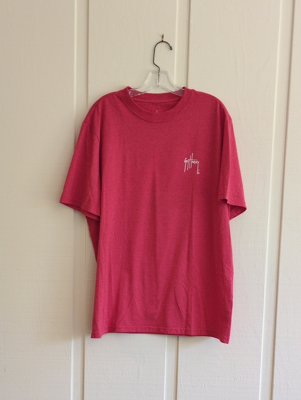 Guy Harvey Men's Short Sleeve Tee in Coral Red